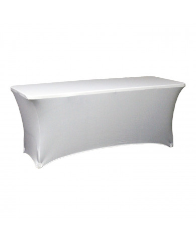FUNDA PARA MESA RECTANGULAR DE 150x70x74cm BLANCA 7HOUSE Basic BS.1