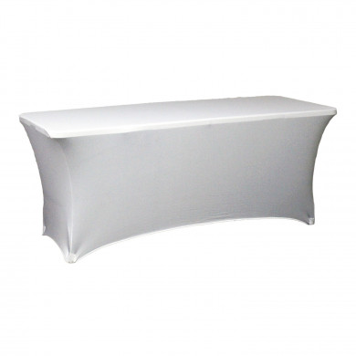 FUNDA PARA MESA RECTANGULAR DE 150x70x74cm BLANCA 7HOUSE Basic BS.1