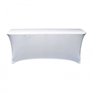 FUNDA PARA MESA RECTANGULAR DE 150x70x74cm BLANCA 7HOUSE Basic BS.1