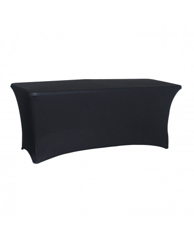FUNDA PARA MESA RECTANGULAR DE 150x70x74cm NEGRA 7HOUSE Basic BS.1