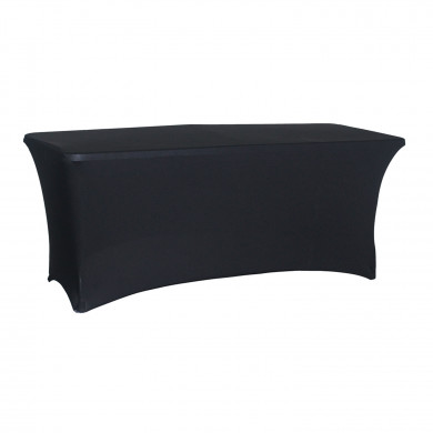 FUNDA PARA MESA RECTANGULAR DE 150x70x74cm NEGRA 7HOUSE Basic BS.1