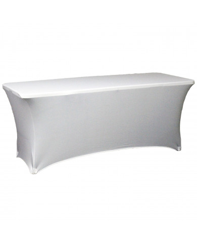 FUNDA PARA MESA RECTANGULAR DE 240x74x74cm BLANCA 7HOUSE Basic BS.1