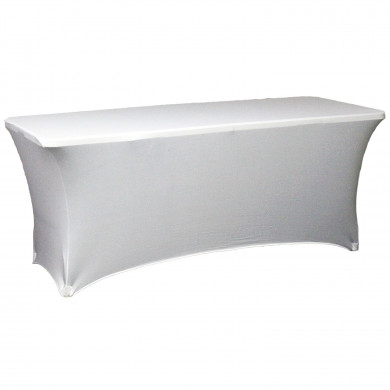 FUNDA PARA MESA RECTANGULAR DE 240x74x74cm BLANCA 7HOUSE Basic BS.1