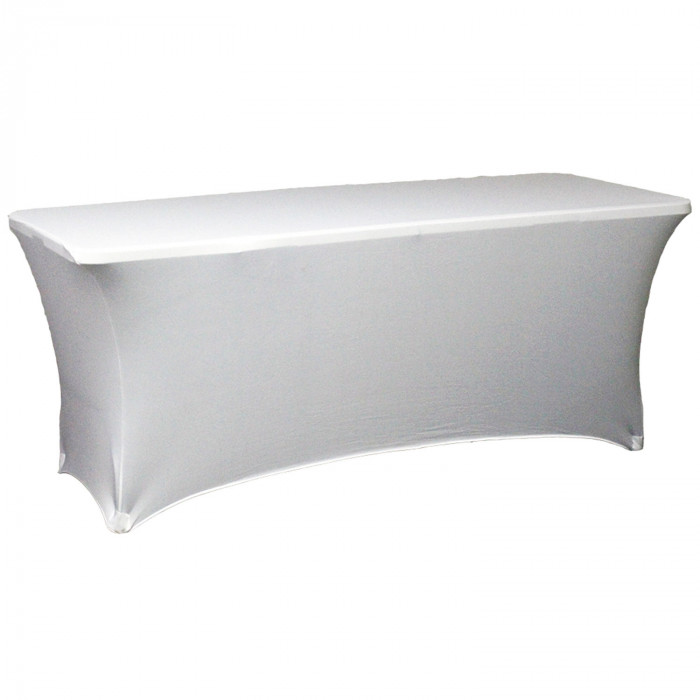 FUNDA PARA MESA RECTANGULAR DE 240x74x74cm BLANCA 7HOUSE Basic BS.1