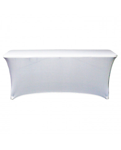 FUNDA PARA MESA RECTANGULAR DE 240x74x74cm BLANCA 7HOUSE Basic BS.1