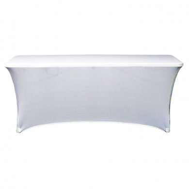 FUNDA PARA MESA RECTANGULAR DE 240x74x74cm BLANCA 7HOUSE Basic BS.1