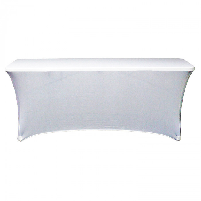 FUNDA PARA MESA RECTANGULAR DE 240x74x74cm BLANCA 7HOUSE Basic BS.1