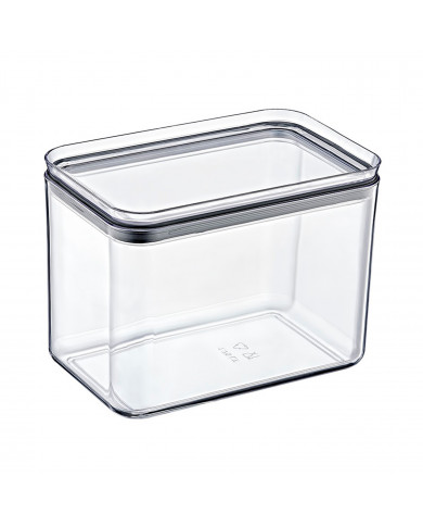 BOTE HERMÉTICO MEDIANO RECTANGULAR (10,5x16.5x13cm) 1,75L 7HOUSE RT.1