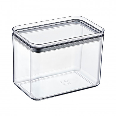 BOTE HERMÉTICO MEDIANO RECTANGULAR (10,5x16.5x13cm) 1,75L 7HOUSE RT.1