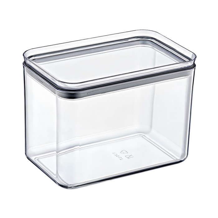 BOTE HERMÉTICO MEDIANO RECTANGULAR (10,5x16.5x13cm) 1,75L 7HOUSE RT.1