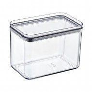 BOTE HERMÉTICO MEDIANO RECTANGULAR (10,5x16.5x13cm) 1,75L 7HOUSE RT.1