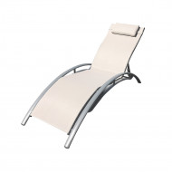 TUMBONA HAITI BLANCA CON COJIN 195x65x78 cm