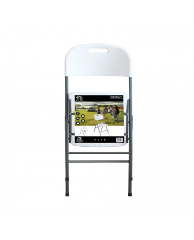 SILLA PLEGABLE CON ASA BLANCA 7HOUSE RT.1