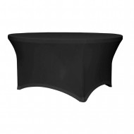 FUNDA PARA MESA REDONDA DE 180x74cm NEGRA RDM Basic BS.1
