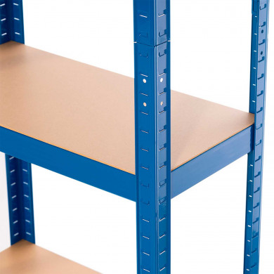 ESTANTERÍA 4 BALDAS AJUSTABLES AZUL 60KG 60x30Xx148cm RDM CJ.1 7HOUSE
