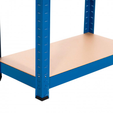 ESTANTERÍA 4 BALDAS AJUSTABLES AZUL 60KG 60x30Xx148cm RDM CJ.1 7HOUSE