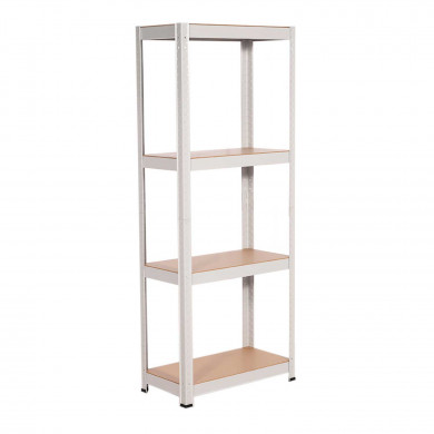 ESTANTERÍA 4 BALDAS AJUSTABLES BLANCA 60KG 60x30Xx148cm RDM CJ.1 ESTANTERÍA 4 BALDAS AJUSTABLES BLANCA 60KG 60x30Xx148cm RDM CJ.1
