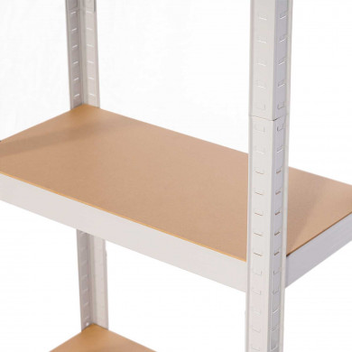 ESTANTERÍA 4 BALDAS AJUSTABLES BLANCA 60KG 60x30Xx148cm RDM CJ.1 ESTANTERÍA 4 BALDAS AJUSTABLES BLANCA 60KG 60x30Xx148cm RDM CJ.1