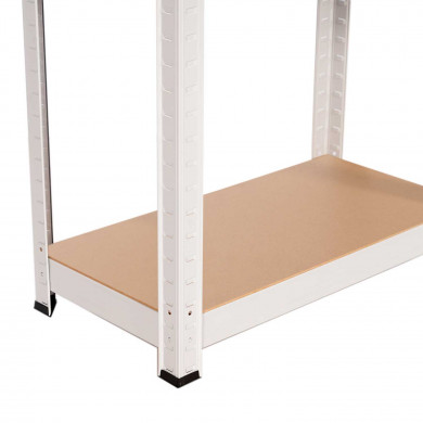 ESTANTERÍA 4 BALDAS AJUSTABLES BLANCA 60KG 60x30Xx148cm RDM CJ.1 ESTANTERÍA 4 BALDAS AJUSTABLES BLANCA 60KG 60x30Xx148cm RDM CJ.1