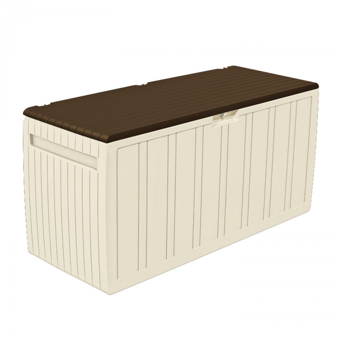 BAÚL RESINA BEIGE 57 x 117 x 45,5 cm GARDEN HOUSE GARAGE 91