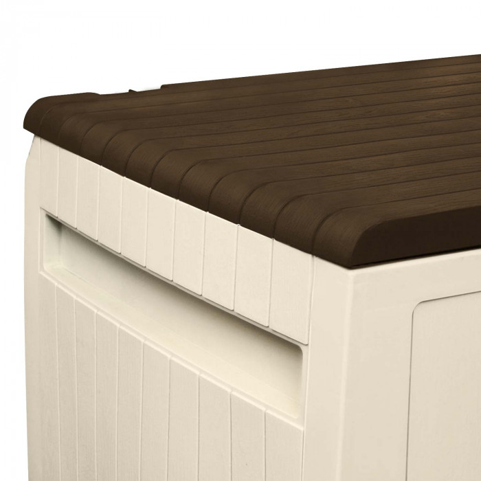 BAÚL RESINA BEIGE 57 x 117 x 45,5 cm GARDEN HOUSE GARAGE 91