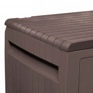 BAÚL RESINA MARRÓN 117x45,5x57cm 7HOUSE CJ.1