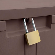 BAÚL RESINA MARRÓN 117x45,5x57cm 7HOUSE CJ.1