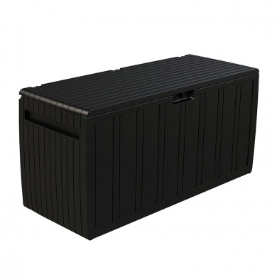 BAÚL RESINA NEGRO 117x45,5x57cm 7HOUSE CJ.1