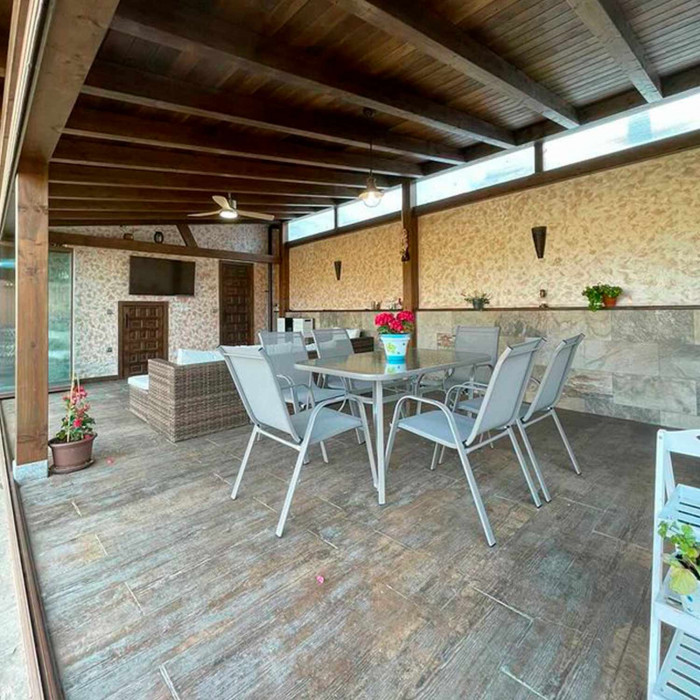 SET COMEDOR GRIS MESA140*90*70CM  +6 SILLAS 55*62*90CM  7HOUSE