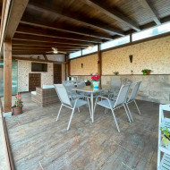 SET COMEDOR GRIS MESA140*90*70CM  +6 SILLAS 55*62*90CM  7HOUSE