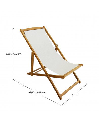 HAMACA PLEGABLE ACACIA BLANCA 60*97*92 SEVEN HOUSE