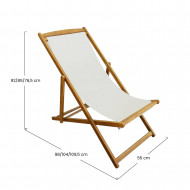 HAMACA PLEGABLE ACACIA BLANCA 60*97*92 SEVEN HOUSE