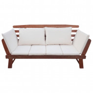 SOFA ACACIA COJINES BLANCOS 169/210*78*80CM SEVEN HOUSE