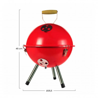 BARBACOA FÚTBOL 32.5*32.5*46CM 7HOUSE