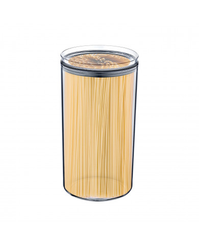 BOTE HERMÉTICO GRANDE REDONDO (10,5x19cm) 1,25L 7HOUSE RT.1