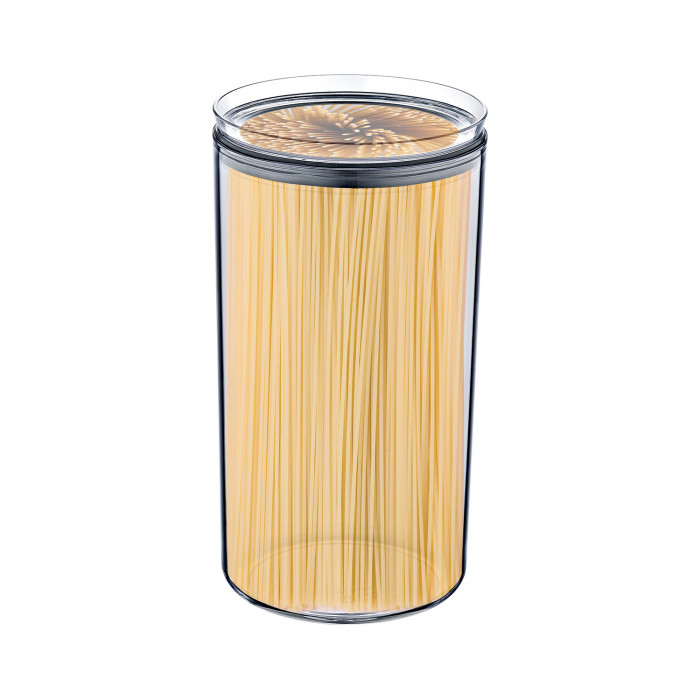 BOTE HERMÉTICO GRANDE REDONDO (10,5x19cm) 1,25L 7HOUSE RT.1