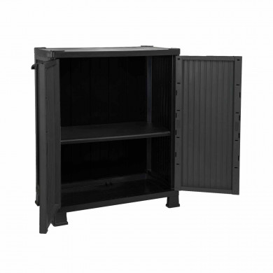ARMARIO BAJO 1 BALDA FRIEND NEGRO Medidas: 92x68x39 cm  GARDEN HOUSE GARAGE 91 ARMARIO BAJO 1 BALDA FRIEND NEGRO Medidas: 92x68x39 cm  GARDEN HOUSE GARAGE 91