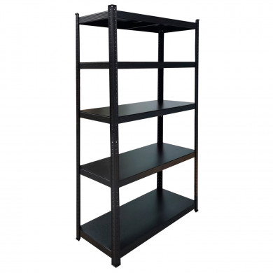 ESTANTERÍA GALVANIZADA NEGRA 180*90*40CM 5 BALDAS 175KG 7HOUSE CJ.1 ESTANTERÍA GALVANIZADA NEGRA 180*90*40CM 5 BALDAS 175KG 7HOUSE CJ.1