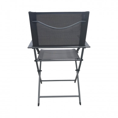 SILLA PLEGABLE CON BRAZOS GRIS OSCURO 54*36/49*84CM 7HOUSE SILLA PLEGABLE CON BRAZOS GRIS OSCURO 54*36/49*84CM 7HOUSE