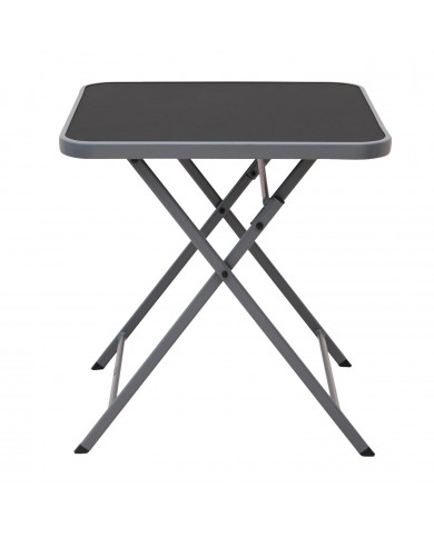 MESA PLEGABLE CUADRADA GRIS OSCURO 60X60CM 7HOUSE