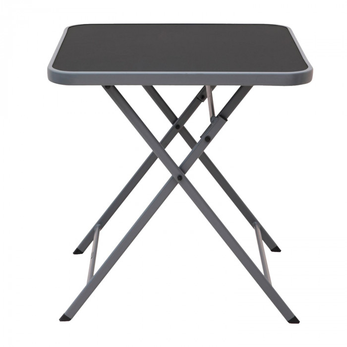 MESA PLEGABLE CUADRADA GRIS OSCURO 60X60CM 7HOUSE