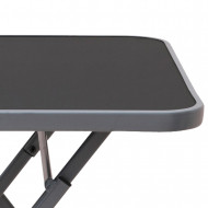 MESA PLEGABLE CUADRADA GRIS OSCURO 60X60CM 7HOUSE