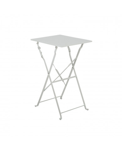 SET MESA Y SILLAS PLEGABLES METAL BLANCO 48X38X71CM - 41X46X79CM 7HOUSE