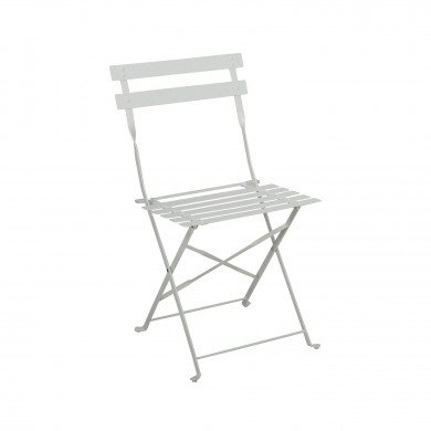 SET MESA Y SILLAS PLEGABLES METAL BLANCO 48X38X71CM - 41X46X79CM 7HOUSE