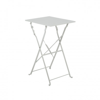 SET MESA Y SILLAS PLEGABLES METAL BLANCO 48X38X71CM - 41X46X79CM 7HOUSE