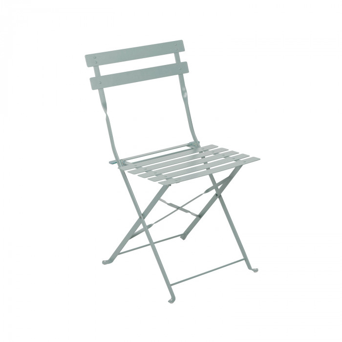 SET MESA Y SILLAS PLEGABLES METAL GRIS DN60X71CM - 41X46X79CM 7HOUSE