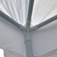 GAZEBO METAL/TELA WATERPROOF BLANCO 3*3*2.45M 7HOUSE