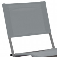 SILLA PLEGABLE GRIS CLARO 42*36/49*84CM 7HOUSE
