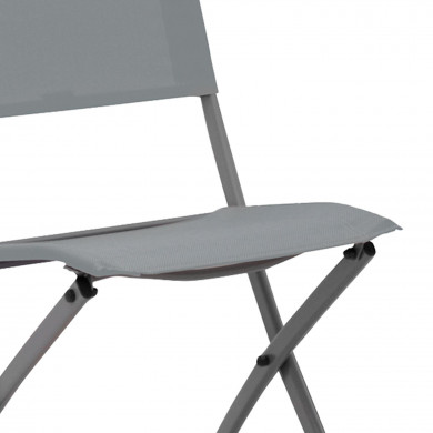 SILLA PLEGABLE GRIS CLARO 42*36/49*84CM 7HOUSE SILLA PLEGABLE GRIS CLARO 42*36/49*84CM 7HOUSE