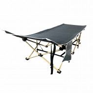 CAMA DE CAMPING GRIS POLIESTER/ACERO 187.5*64*53CM 7HOUSE